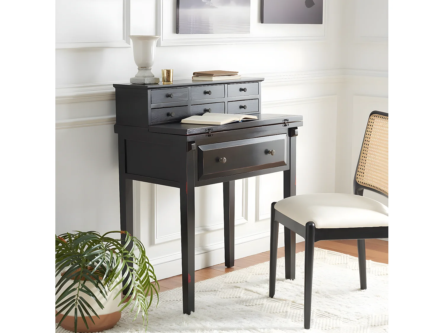 Bureau Noir 46 X 75 X 96.01 cm - Pearline