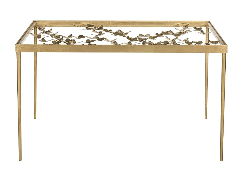 Bureau Or et transparent 60 X 119 X 74.93 cm - Olivine