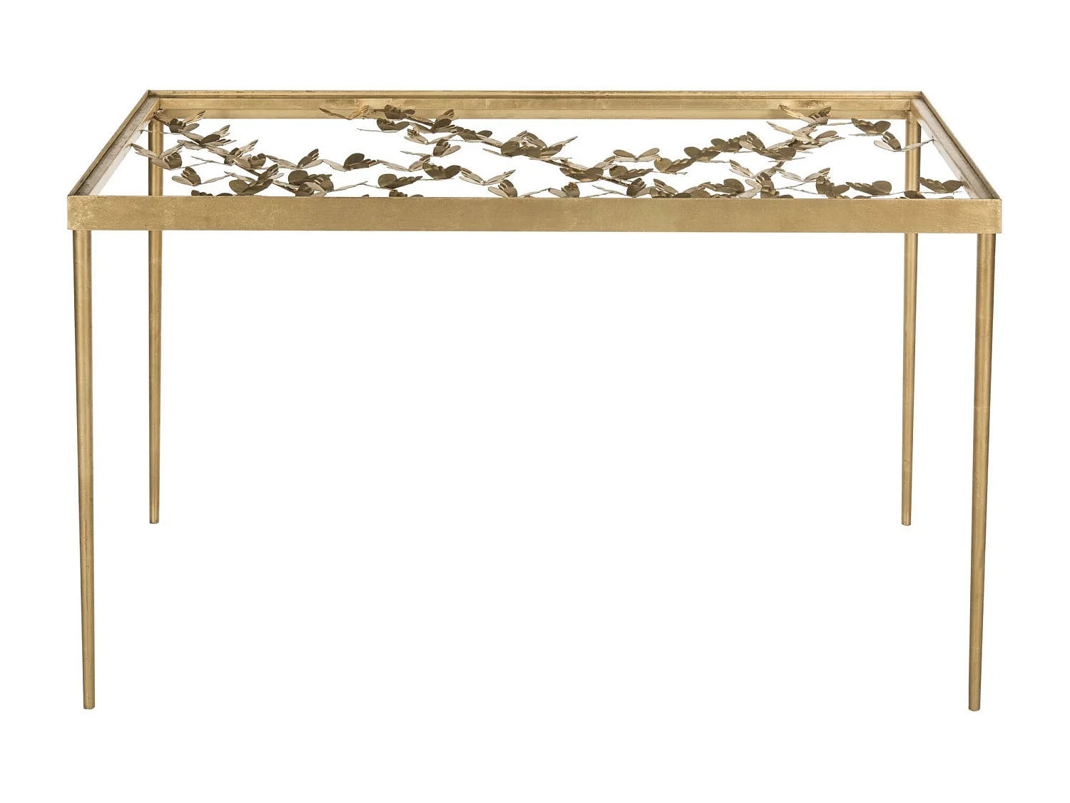 Bureau Or et transparent 60 X 119 X 74.93 cm - Olivine