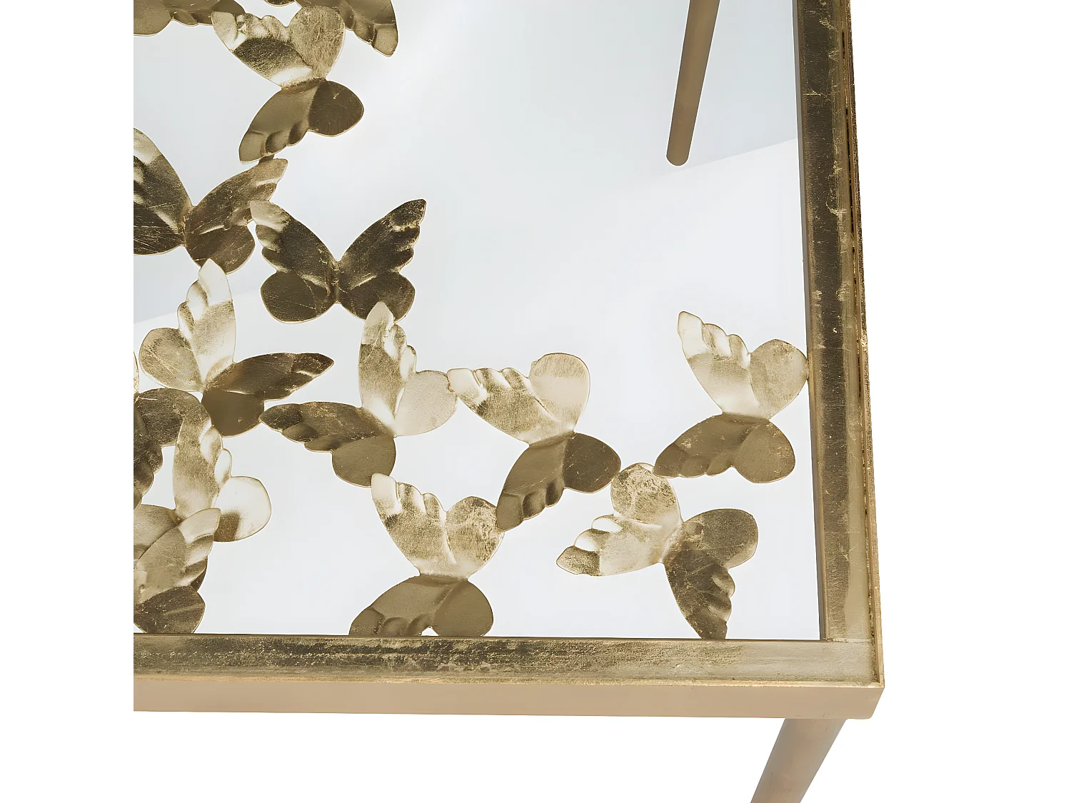 Bureau Or et transparent 60 X 119 X 74.93 cm - Olivine