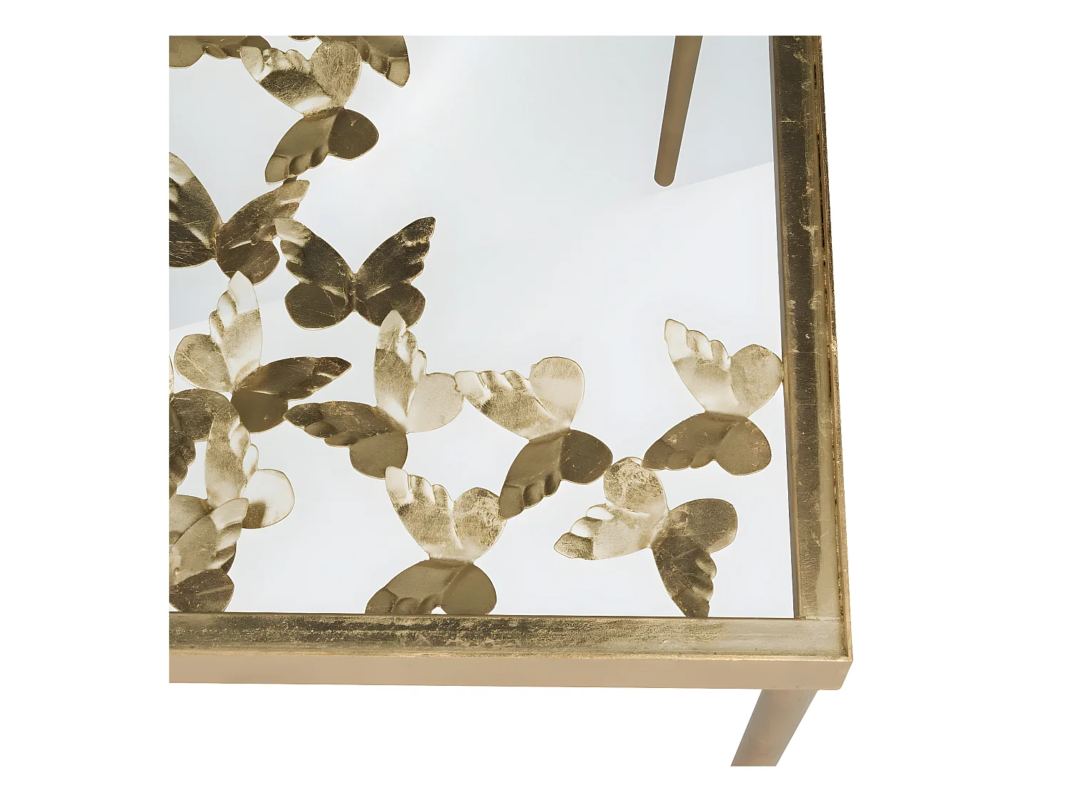 Bureau Or et transparent 60 X 119 X 74.93 cm - Olivine