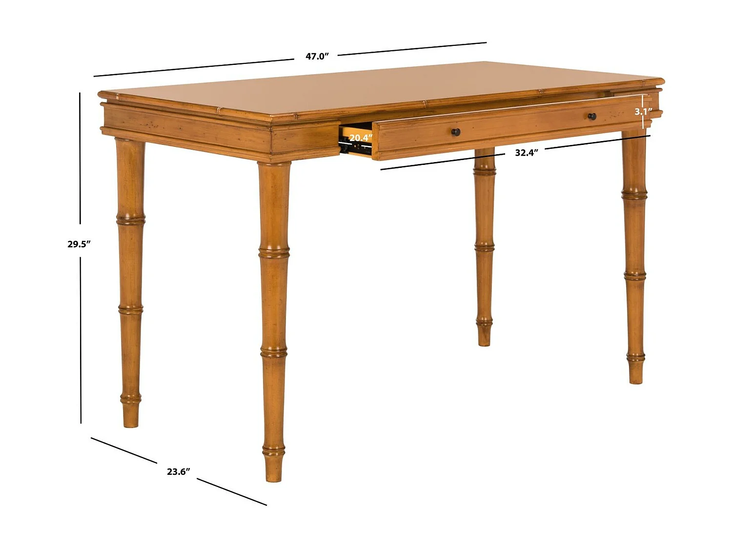 Bureau Marron 119 X 60 X 74.93 cm - Noma