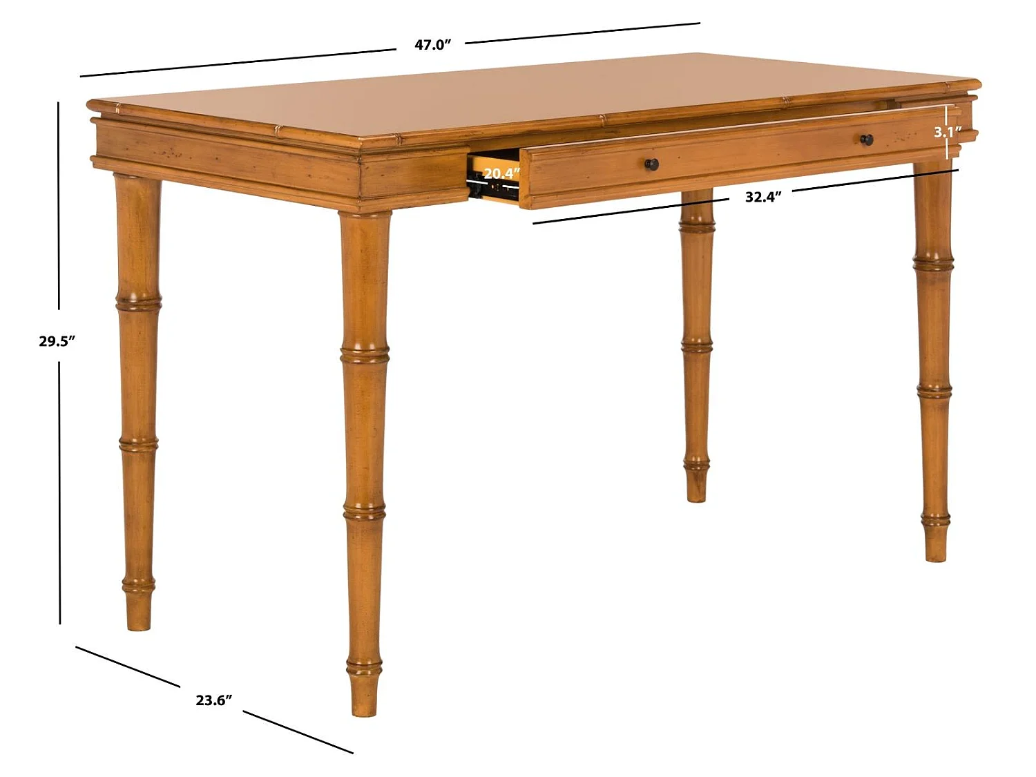 Bureau Marron 119 X 60 X 74.93 cm - Noma