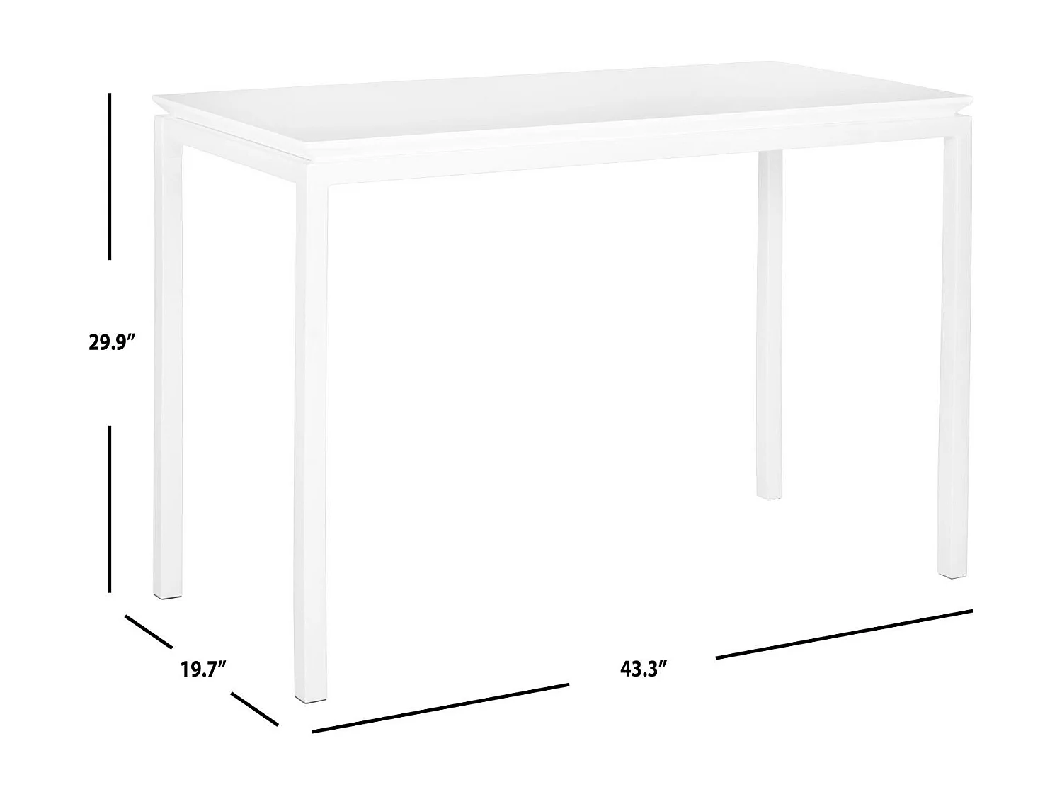 Bureau Blanc 50 X 110 X 75.94 cm - Luberta