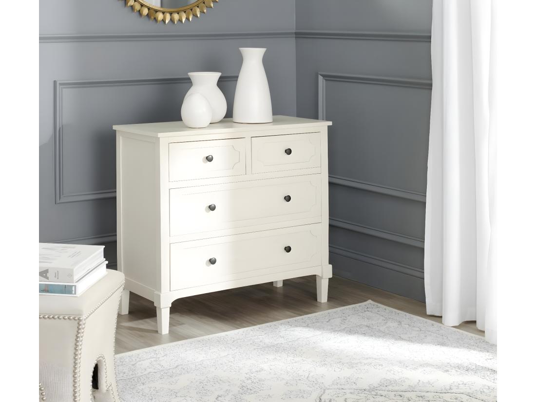 vente unique Meubles de rangement Blanc 80 X 34 X 74.93 cm - Luvinia
