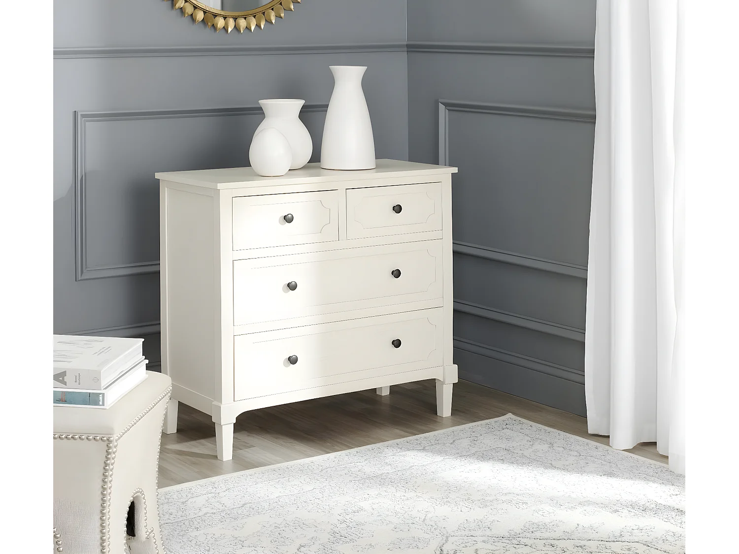 Meubles de rangement Blanc 80 X 34 X 74.93 cm - Luvinia