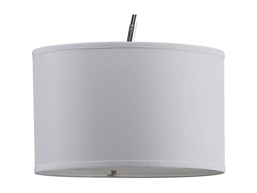 Lampadaire Chrome et noir 46 X 168 X 213.36 cm - Maebell