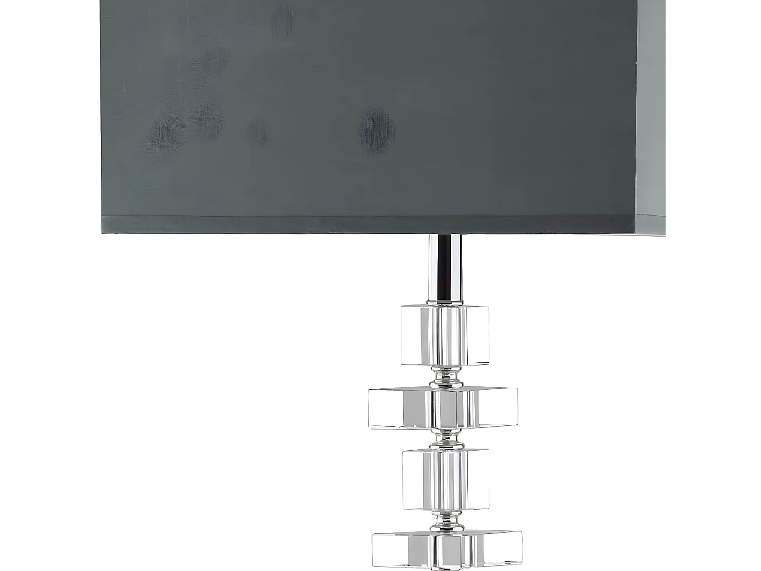 Lampadaire Transparent et chrome 36 X 36 X 153.03 cm - Yvette