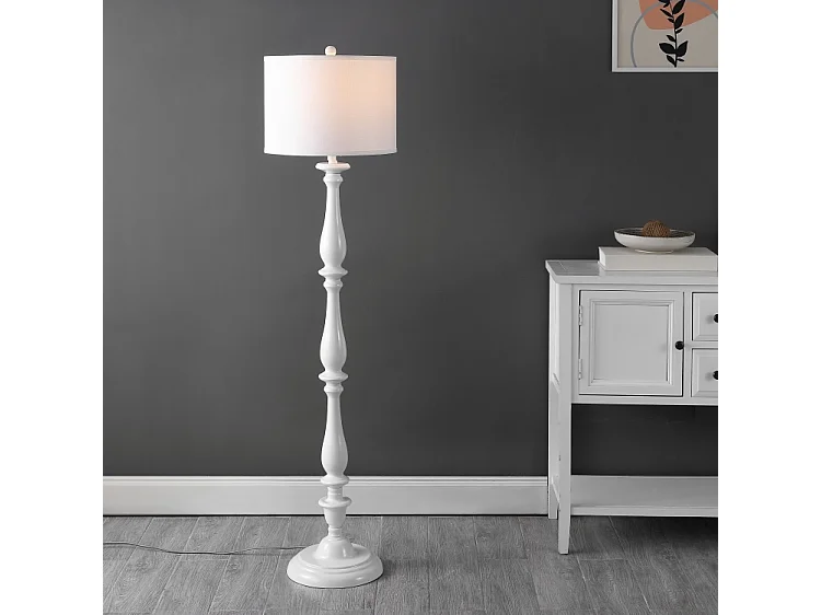 Lampe sur pied Blanc 40 x 40 x 160 cm - Bessie