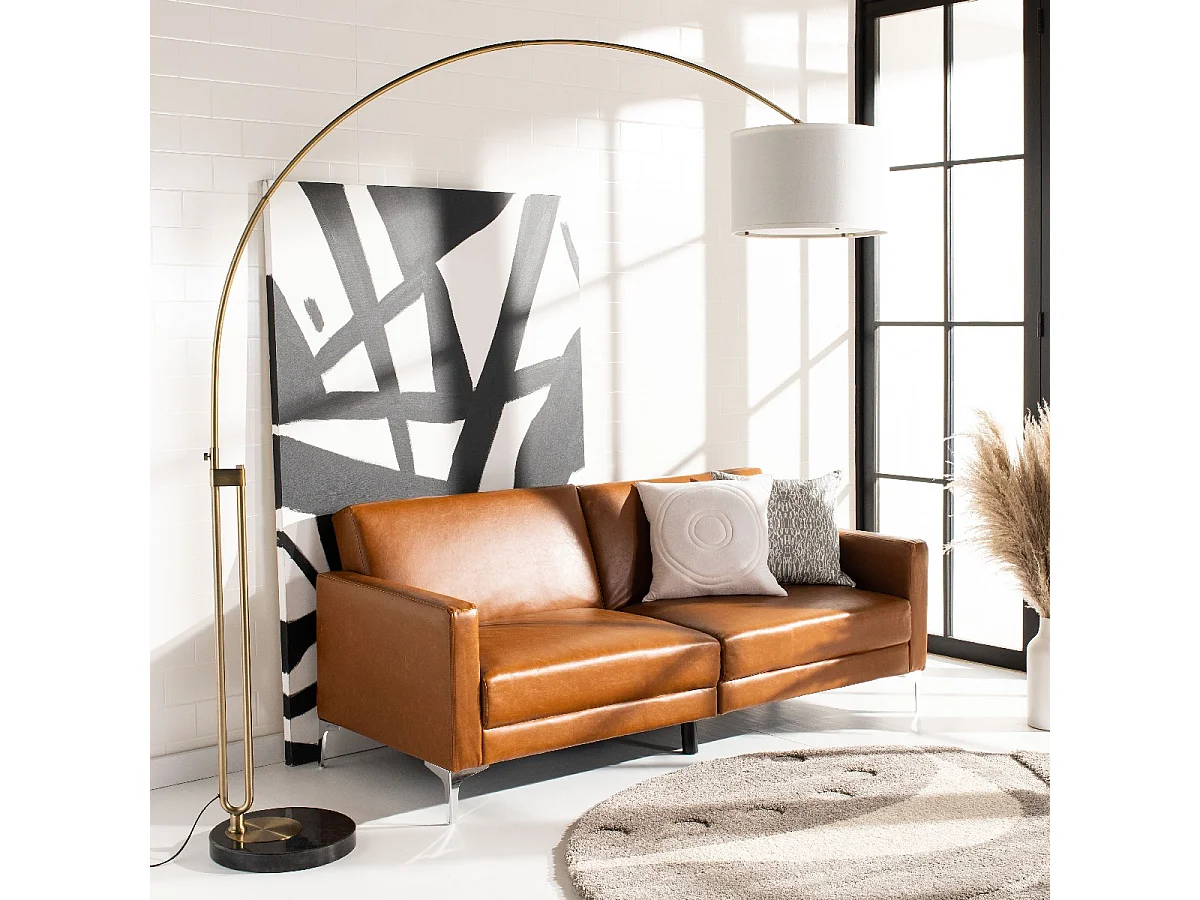 Lampadaire Laiton antique 41 X 177 X 213.36 cm - Dorathy