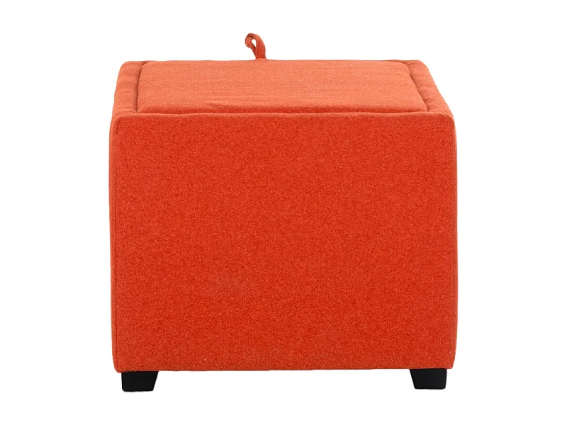 Banc & Ottomane Orange 44 X 44 X 37.08 cm - Tao