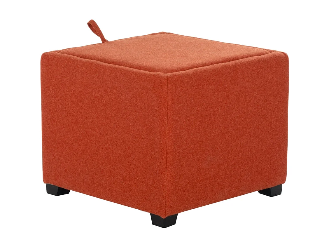 Banc & Ottomane Orange 44 X 44 X 37.08 cm - Tao