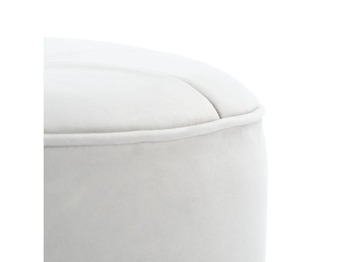 Banc & Ottomane Gris clair 53.34 X 53.34 X 48.26 cm - Lorine