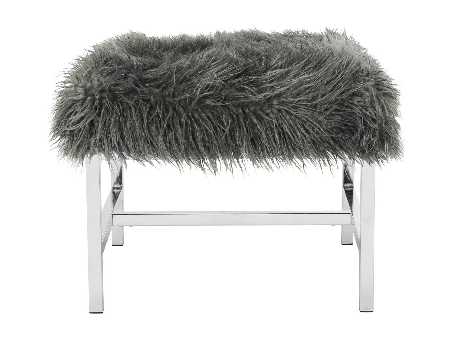 Banc & Ottomane Gris 53 X 53 X 41.91 cm - Eppie