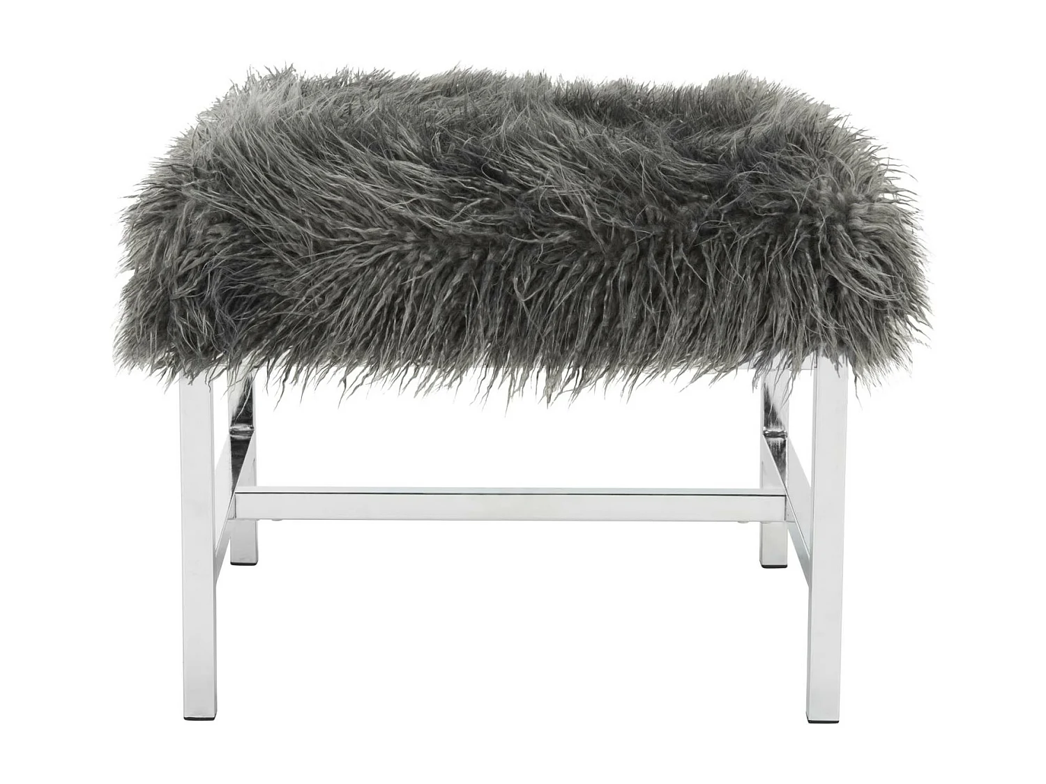 Banc & Ottomane Gris 53 X 53 X 41.91 cm - Eppie
