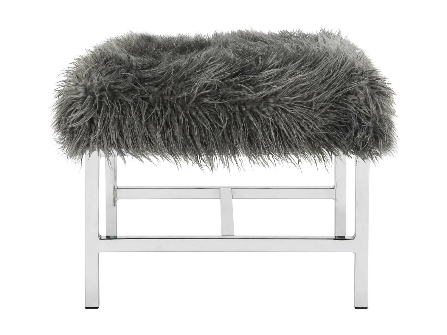 Banc & Ottomane Gris 53 X 53 X 41.91 cm - Eppie