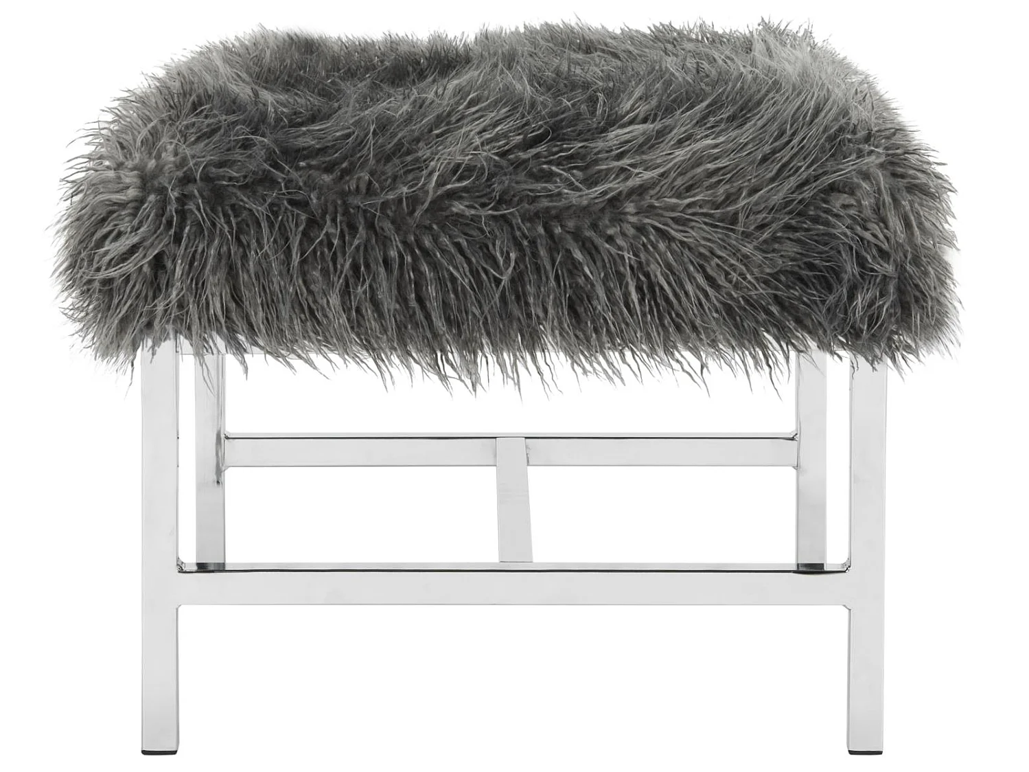 Banc & Ottomane Gris 53 X 53 X 41.91 cm - Eppie