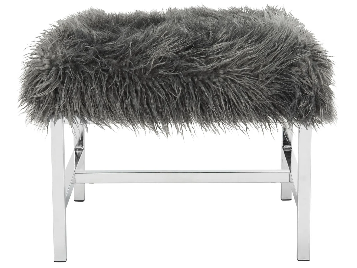Banc & Ottomane Gris 53 X 53 X 41.91 cm - Eppie