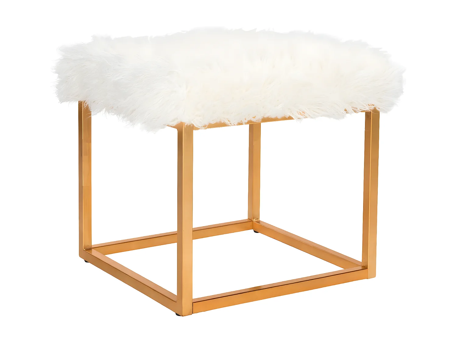 Banc & Ottomane Blanc 53 X 53 X 50.8 cm - Orra