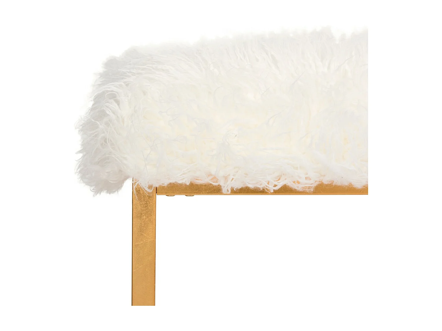 Banc & Ottomane Blanc 53 X 53 X 50.8 cm - Orra