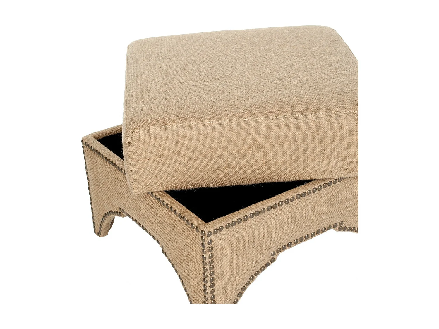 Banc & Ottomane Beige 51 X 51 X 41.91 cm - Marta