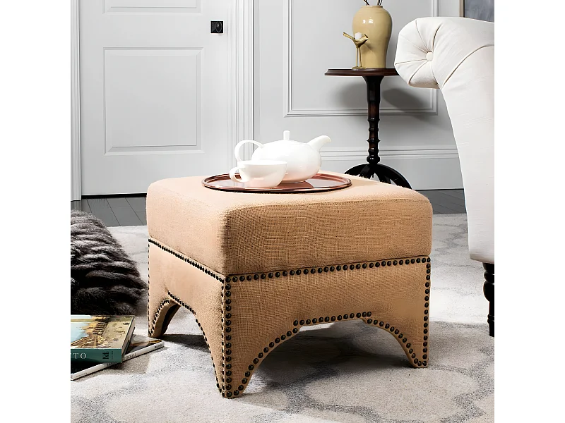Banc & Ottomane Beige 51 X 51 X 41.91 cm - Marta
