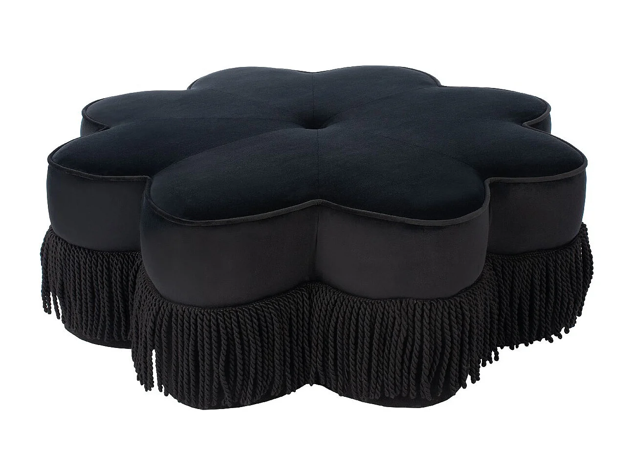 Banc & Ottomane Noir 99.06 X 99.06 X 36.576 cm - Palma