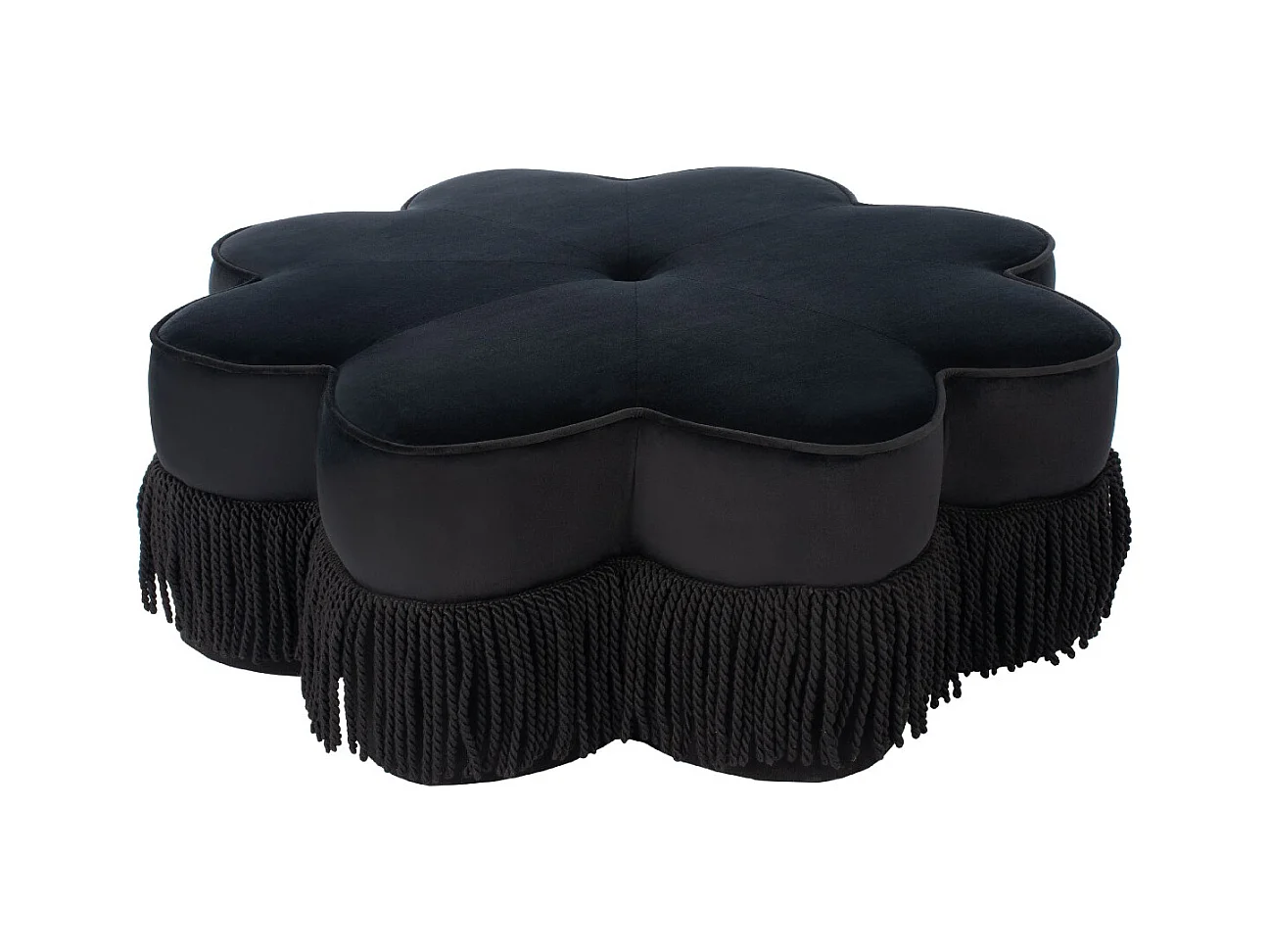 Banc & Ottomane Noir 99.06 X 99.06 X 36.576 cm - Palma