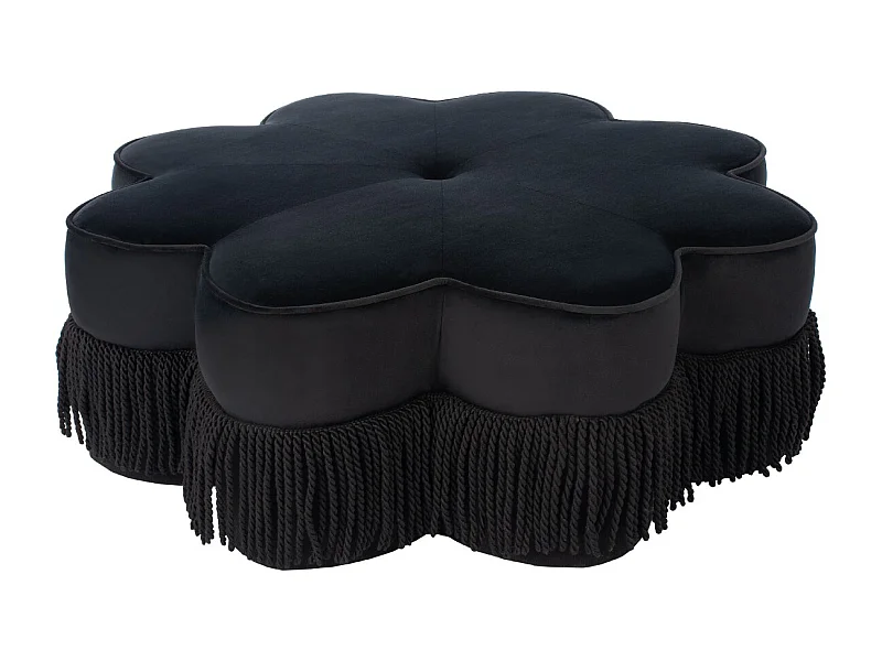Banc & Ottomane Noir 99.06 X 99.06 X 36.576 cm - Palma