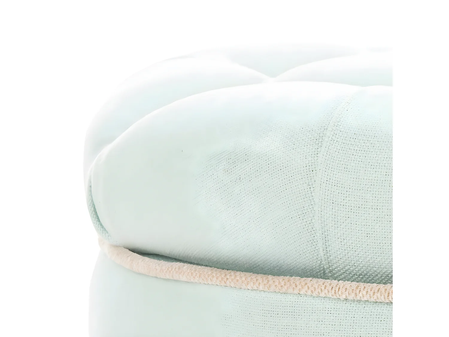 Banc & Ottomane Bleu œuf de mer 53 X 53 X 49.78 cm - Cathy