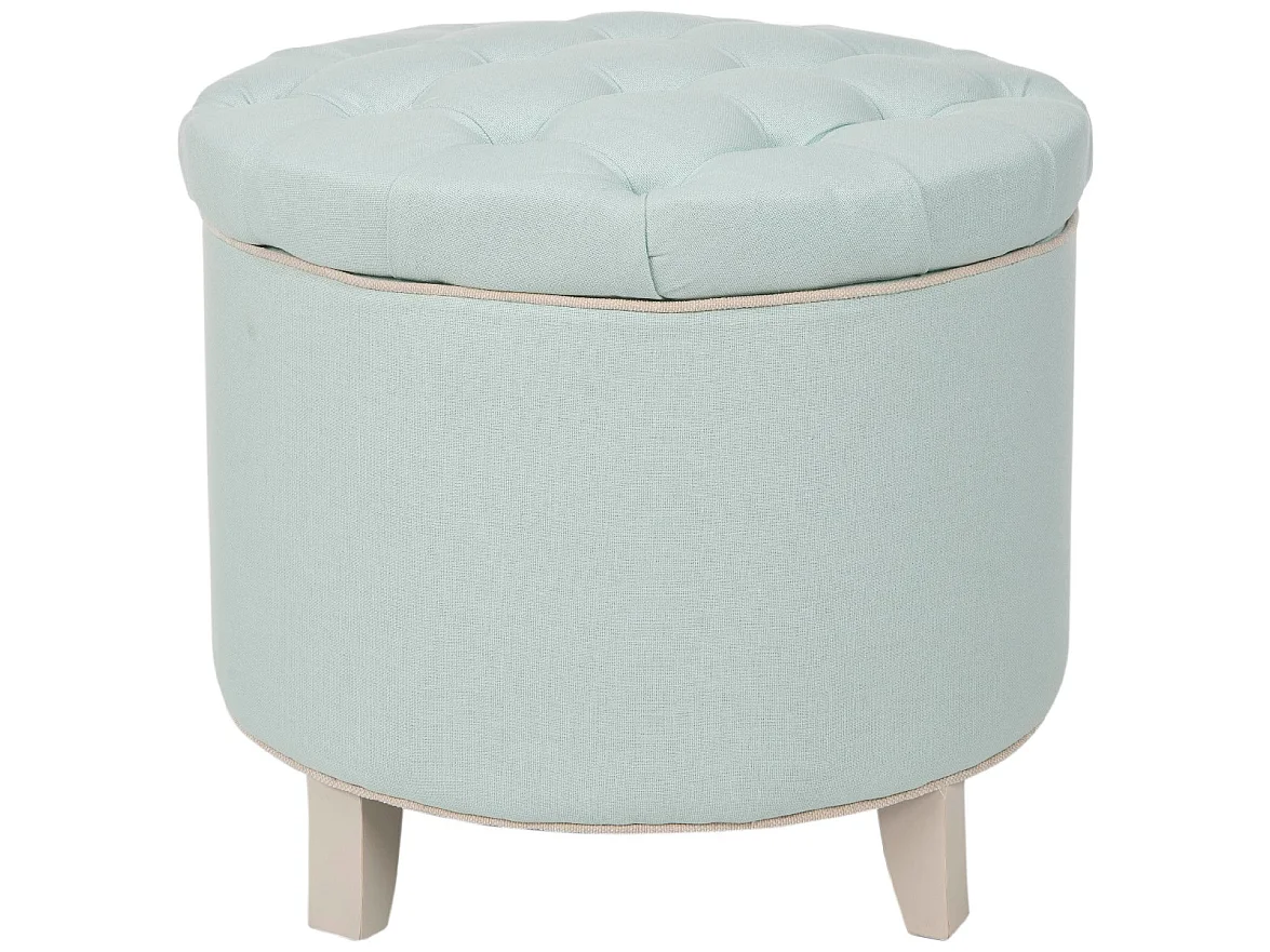 Banc & Ottomane Bleu œuf de mer 53 X 53 X 49.78 cm - Cathy