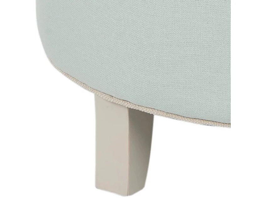 Banc & Ottomane Bleu œuf de mer 53 X 53 X 49.78 cm - Cathy