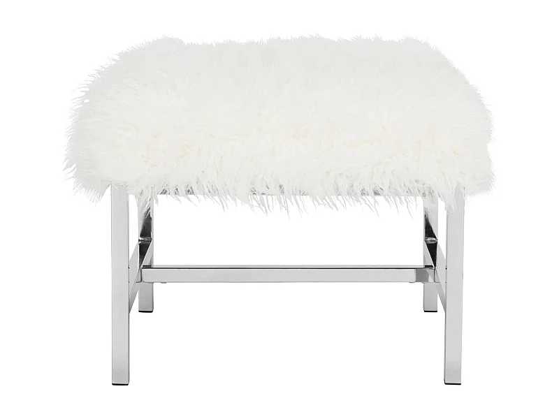 Banc & Ottomane Blanc 53 X 53 X 41.91 cm - Eppie