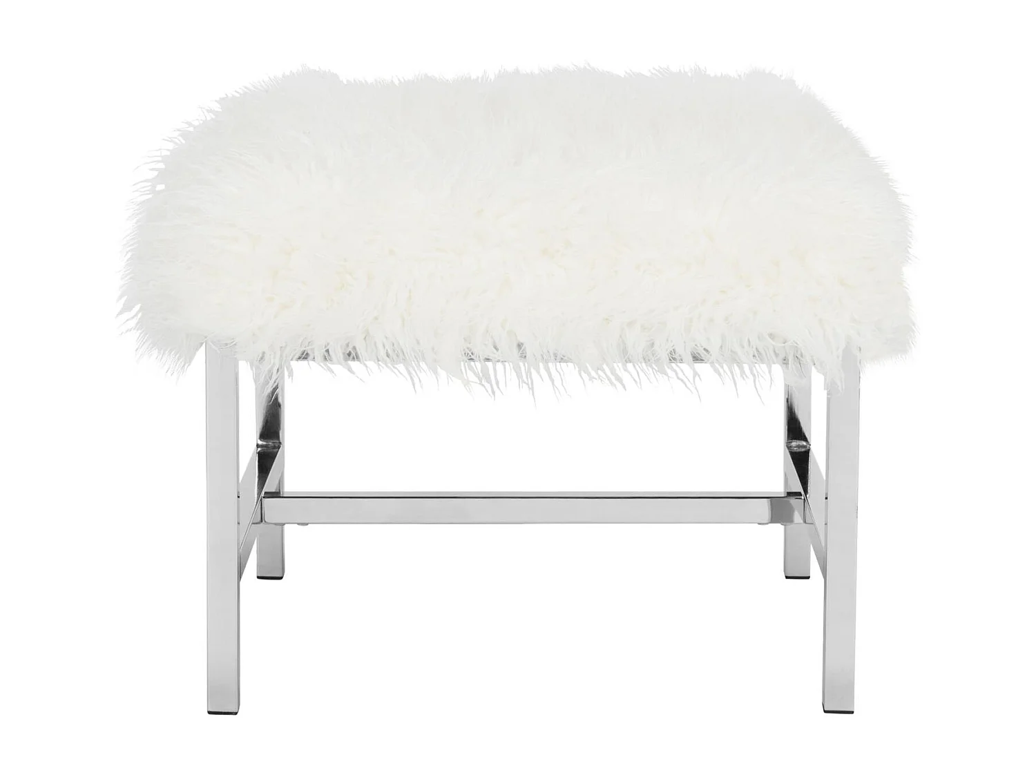 Banc & Ottomane Blanc 53 X 53 X 41.91 cm - Eppie