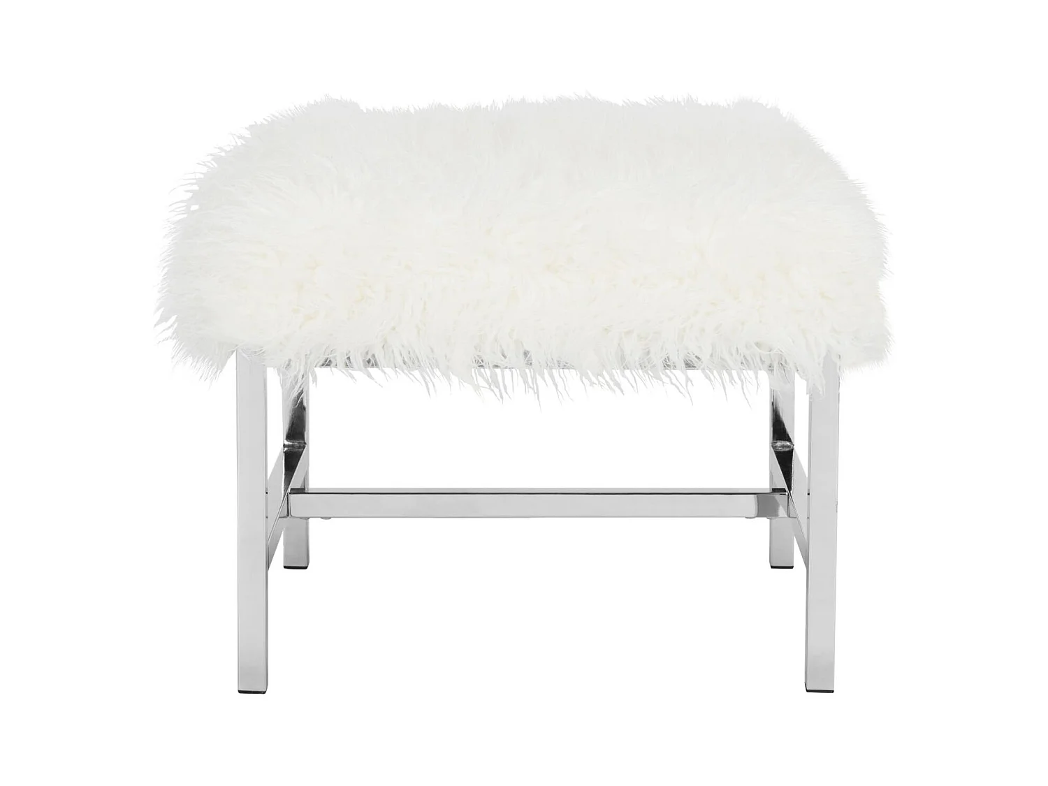 Banc & Ottomane Blanc 53 X 53 X 41.91 cm - Eppie