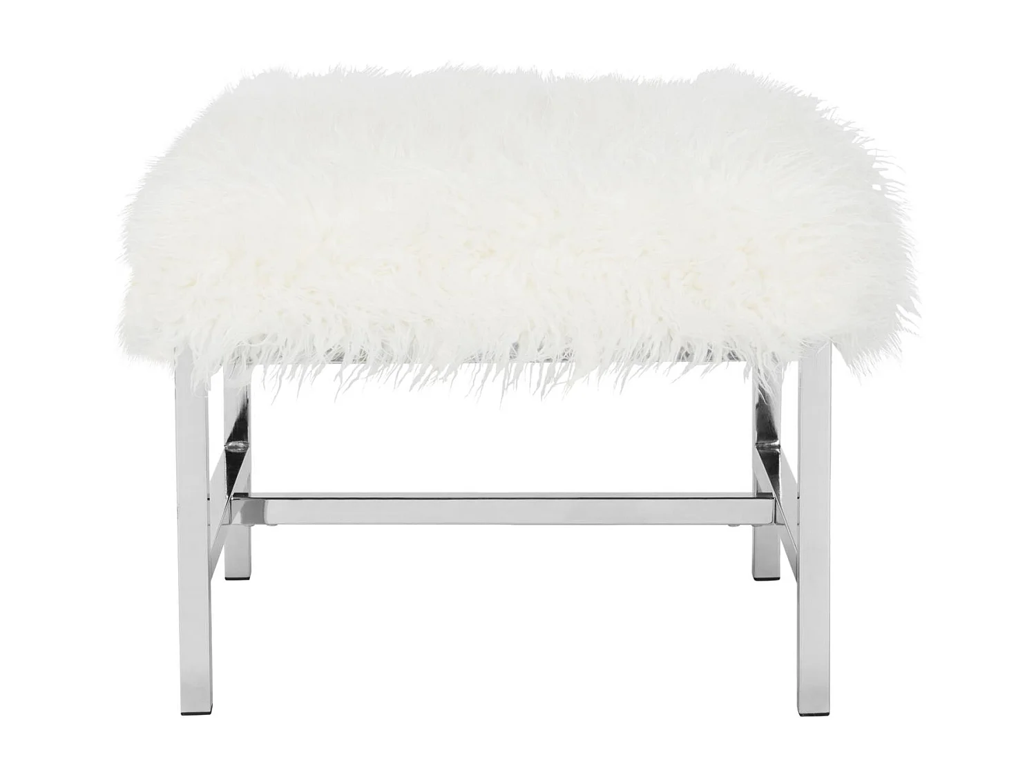 Banc & Ottomane Blanc 53 X 53 X 41.91 cm - Eppie