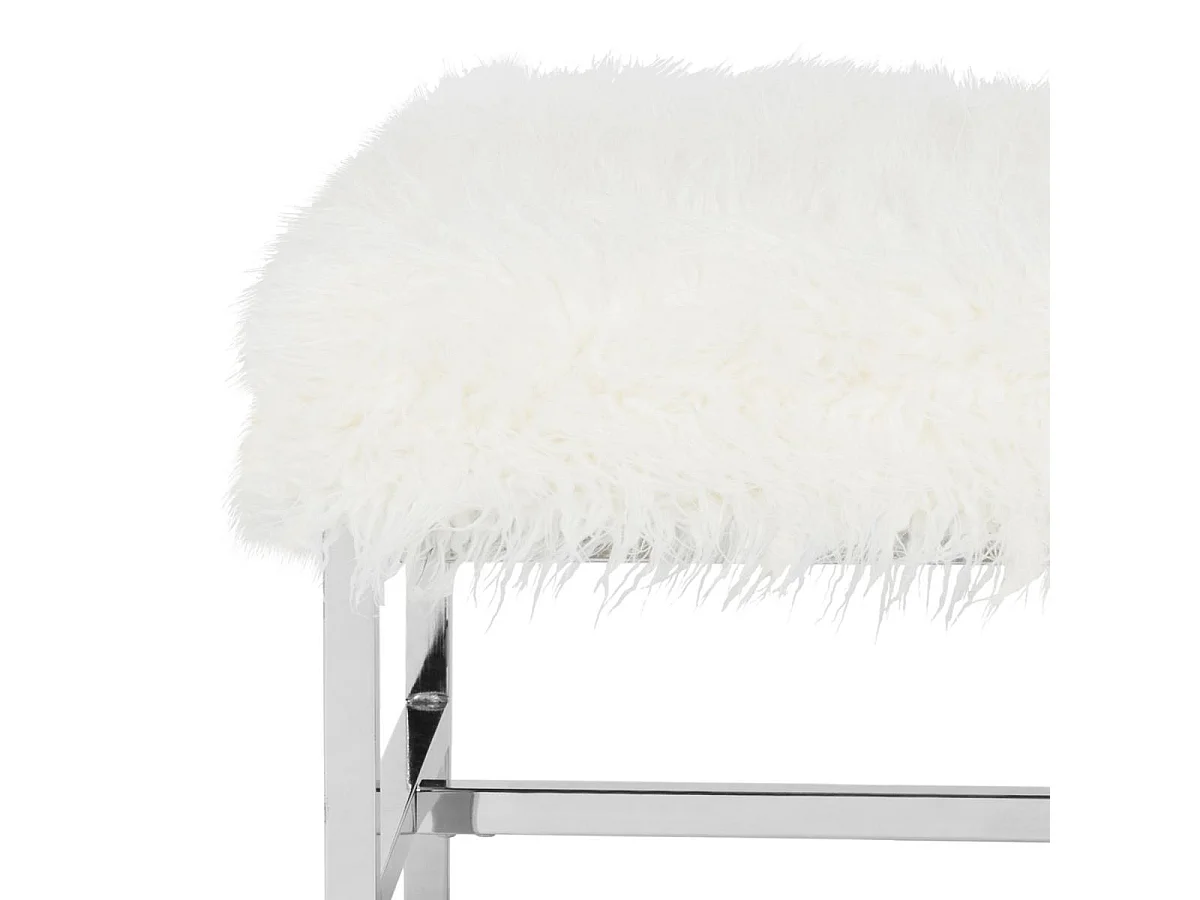 Banc & Ottomane Blanc 53 X 53 X 41.91 cm - Eppie