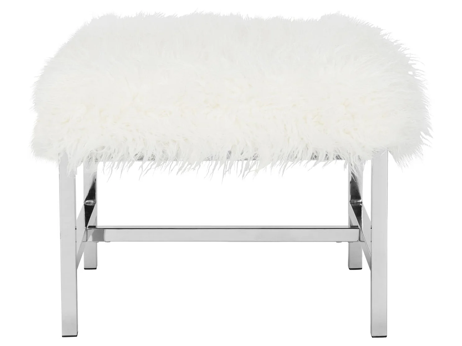 Banc & Ottomane Blanc 53 X 53 X 41.91 cm - Eppie