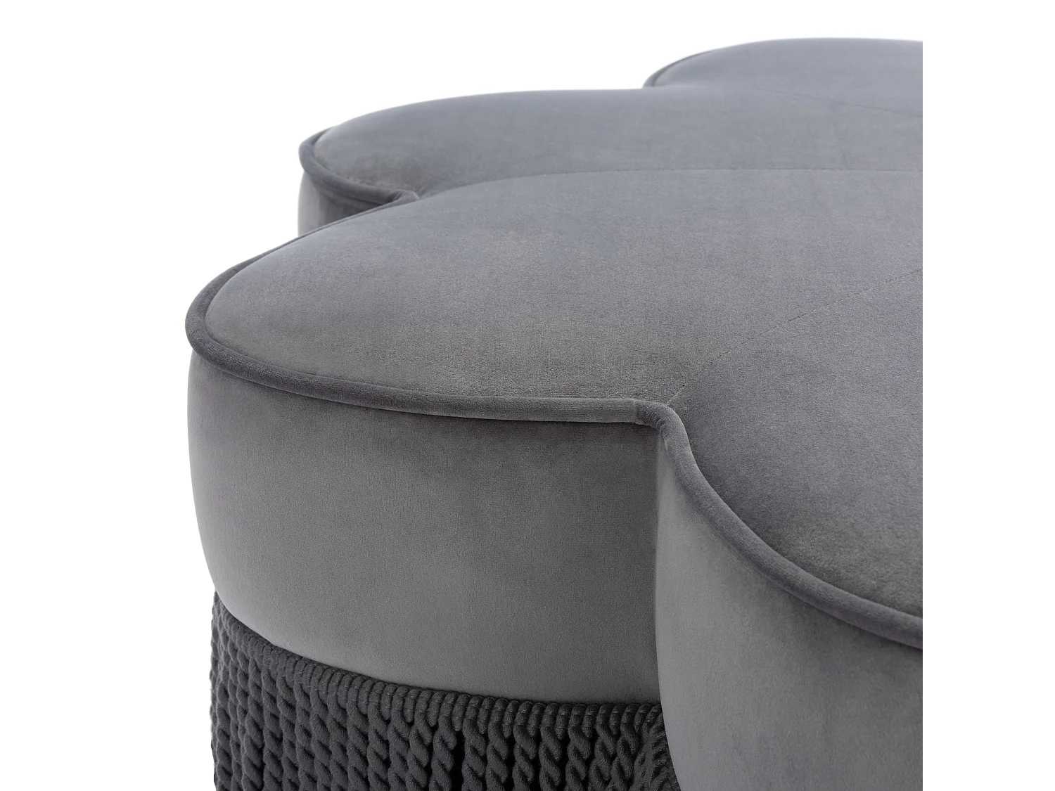 Banc & Ottomane Gris foncé 99.06 X 99.06 X 36.576 cm - Palma