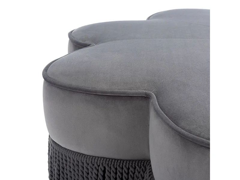 Banc & Ottomane Gris foncé 99.06 X 99.06 X 36.576 cm - Palma