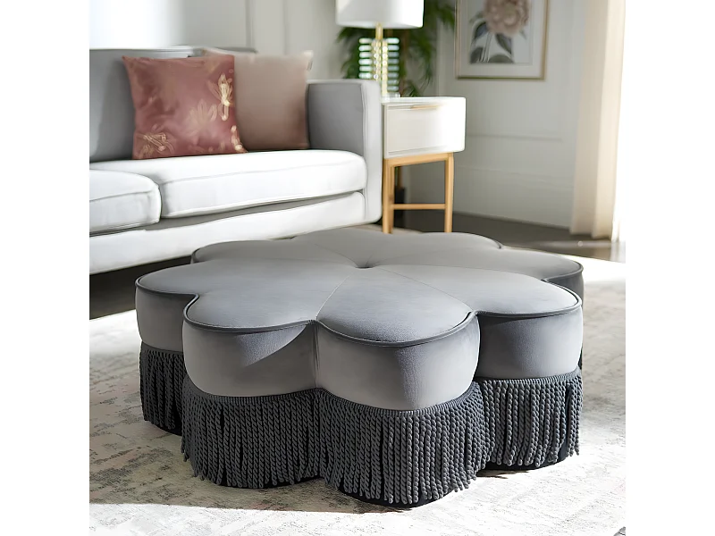 Banc & Ottomane Gris foncé 99.06 X 99.06 X 36.576 cm - Palma