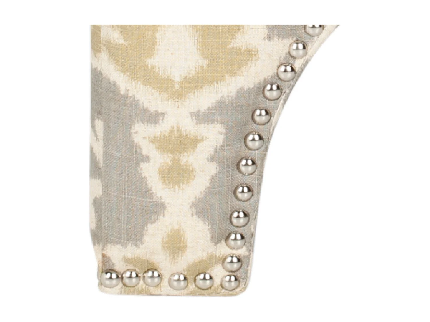 Banc & Ottomane Gris clair et blanc 54 X 54 X 45.46 cm - Thomasina