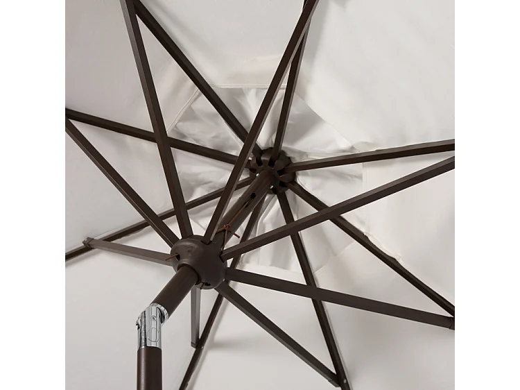 Parasol Blanc OPEN: 255 x 255 X 250 CLOSE: 15 x 15 x 250 cm - Fabia