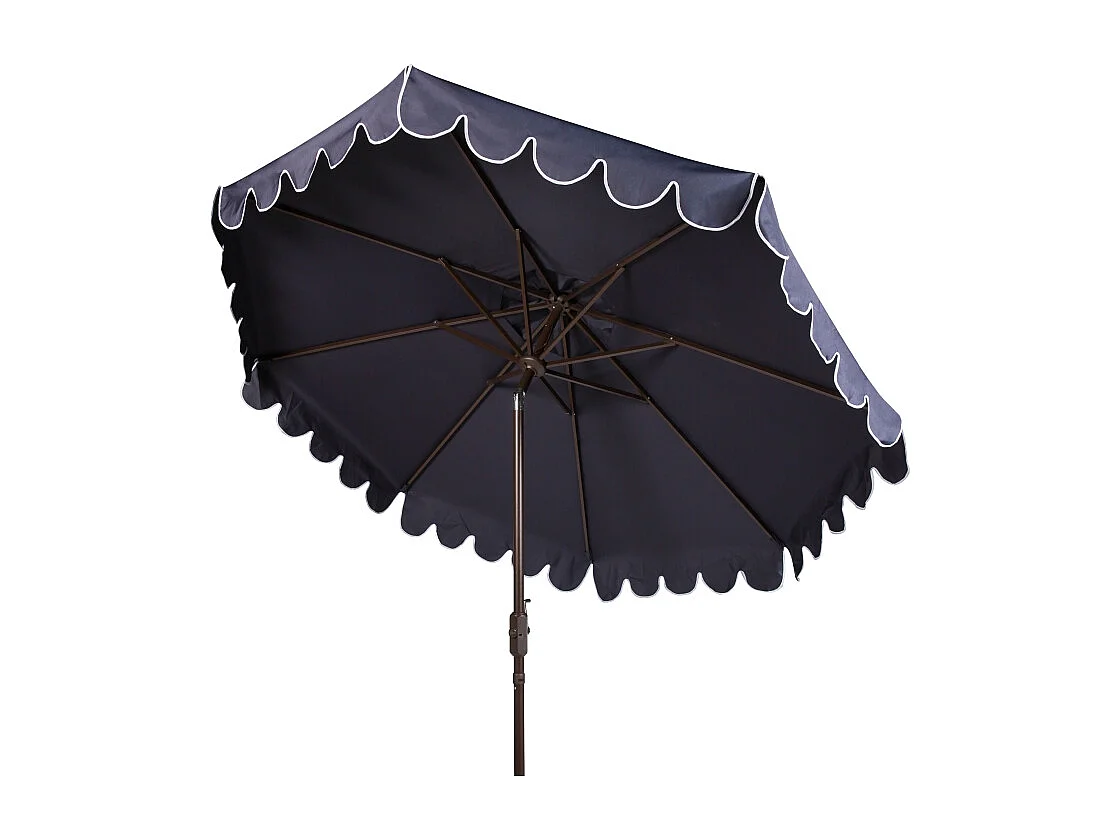 Parasol Marine/Blanc OPEN: 255 x 255 X 250 CLOSE: 15 x 15 x 250 cm - Dorinda