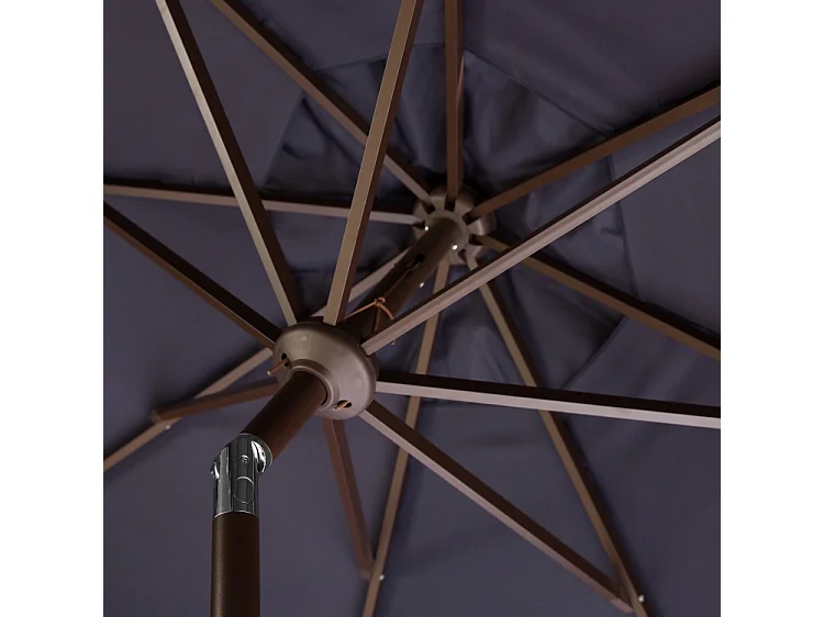 Parasol Marine/Blanc OPEN: 255 x 255 X 250 CLOSE: 15 x 15 x 250 cm - Dorinda