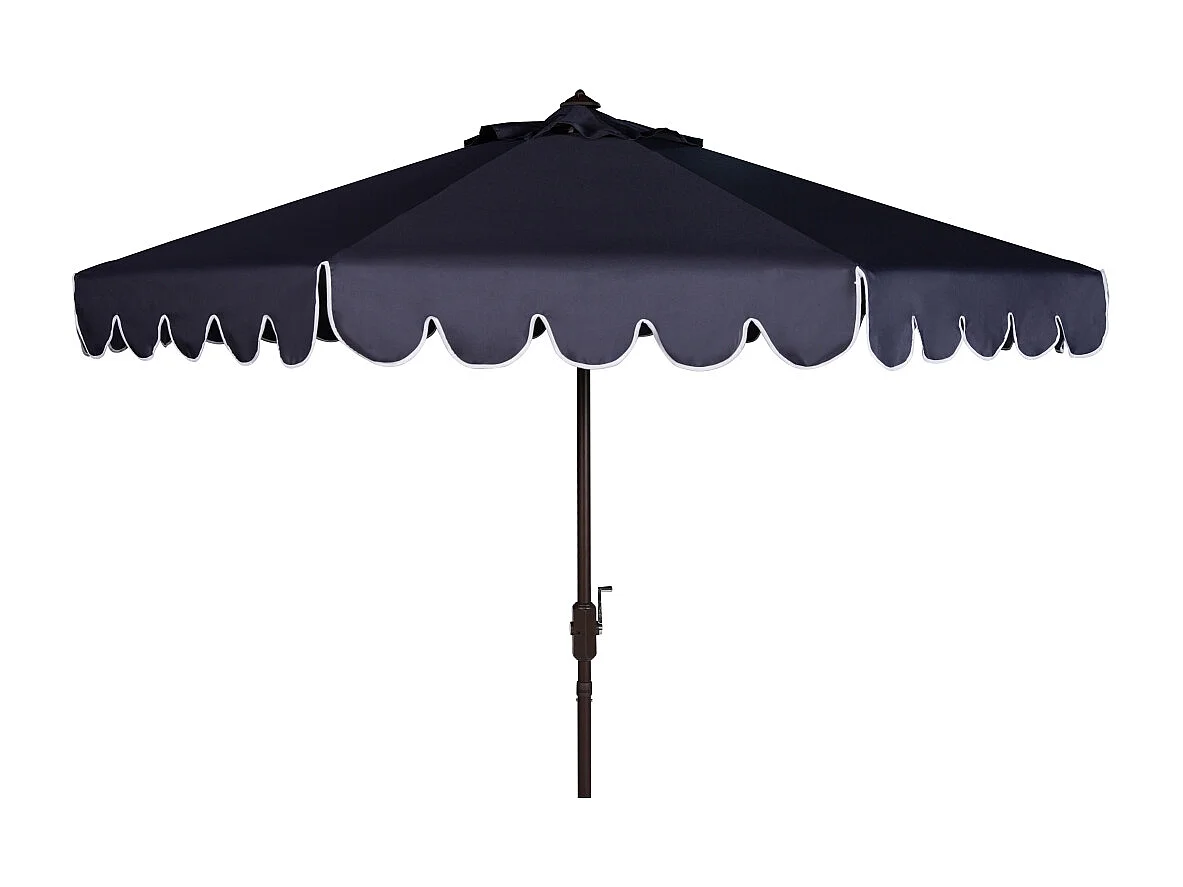 Parasol Marine/Blanc OPEN: 255 x 255 X 250 CLOSE: 15 x 15 x 250 cm - Dorinda