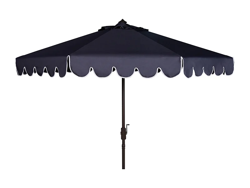 Parasol Marine/Blanc OPEN: 255 x 255 X 250 CLOSE: 15 x 15 x 250 cm - Dorinda
