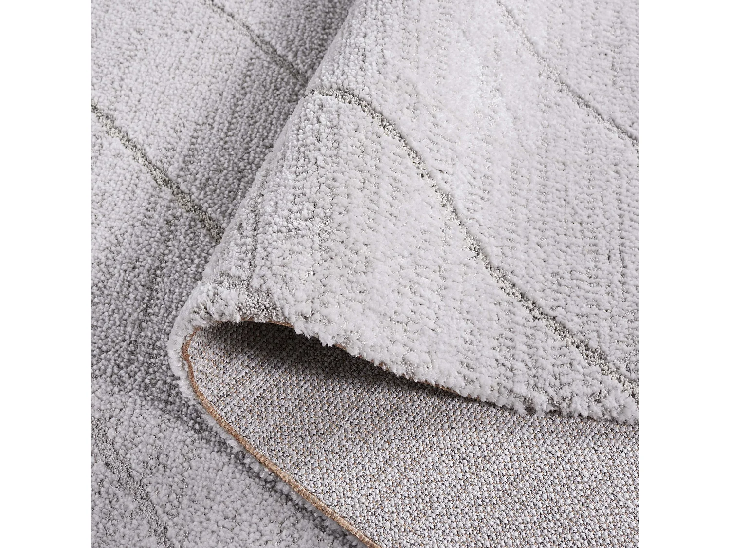 Tapis Gris clair/Gris 160 X 229 cm - Ellerie