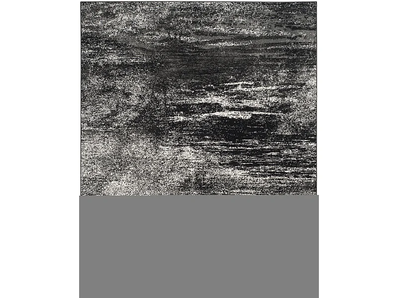 Tapis Argent/Noir 235 x 305 cm - Angelyna