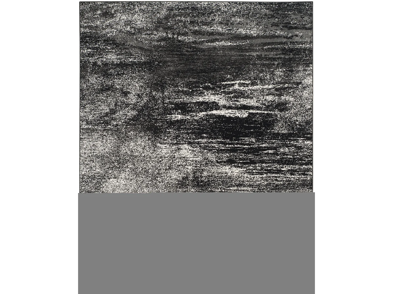 Tapis Argent/Noir 235 x 305 cm - Angelyna